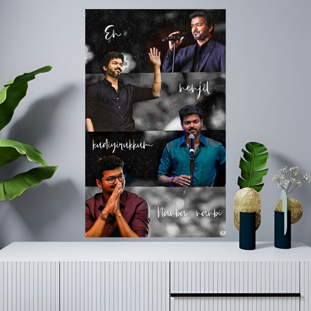 Vijay Posters #24 | Thalapathy Wall Art